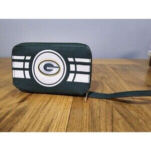Green Bay Packers Women's Zip Wallet NFL Authentic by Little Earth New
